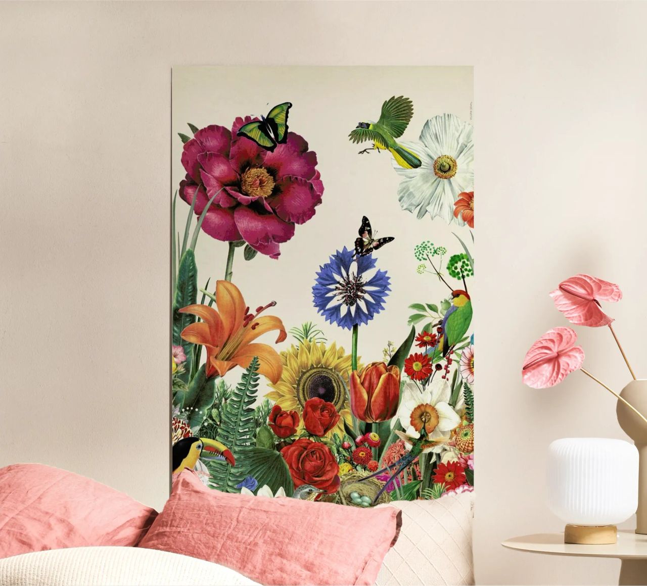 Garden Spring Flowers Poster von Kolorama