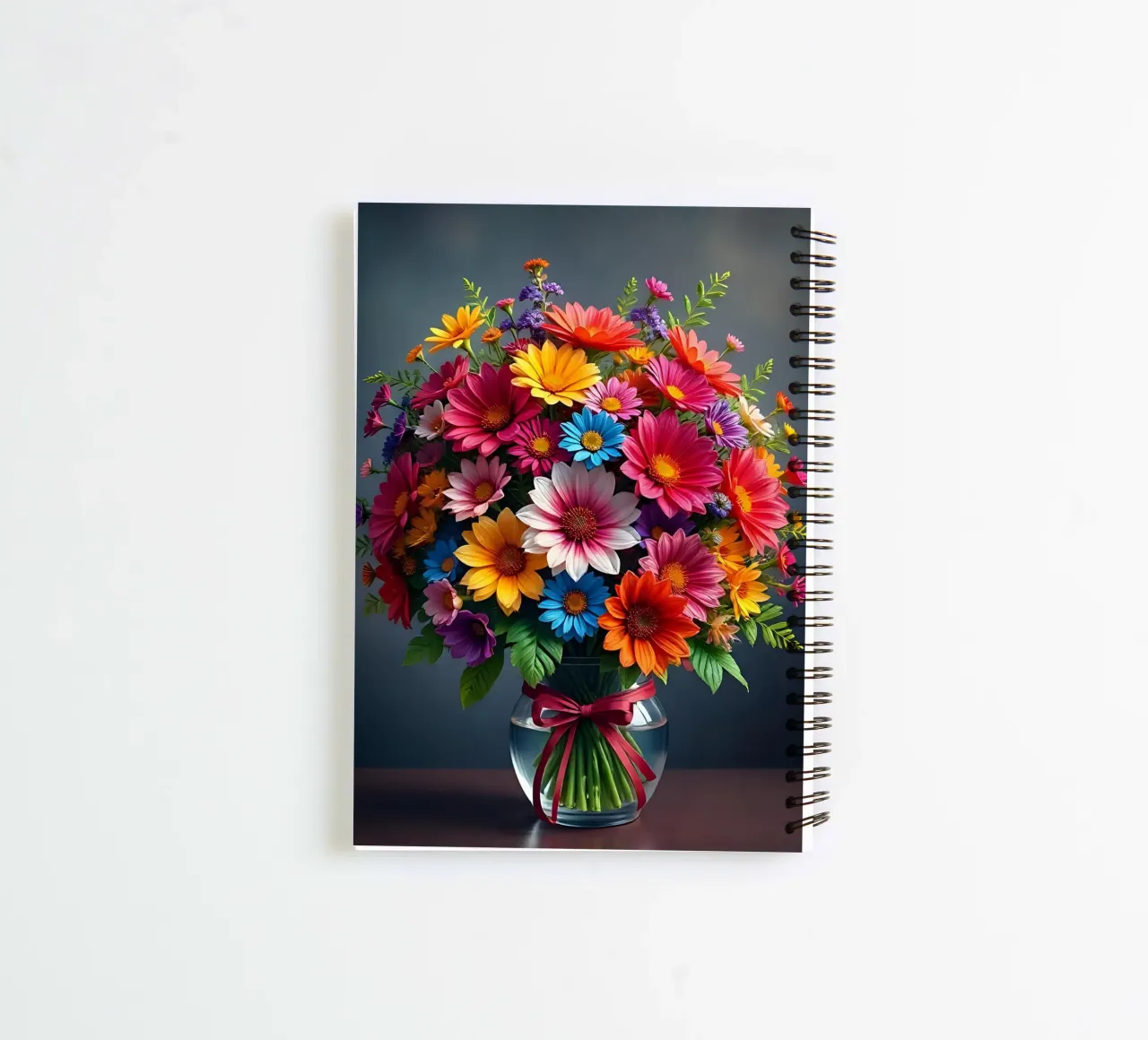 Bouquet_5 spiral notebook by Farb- und Blütenzauber by LK