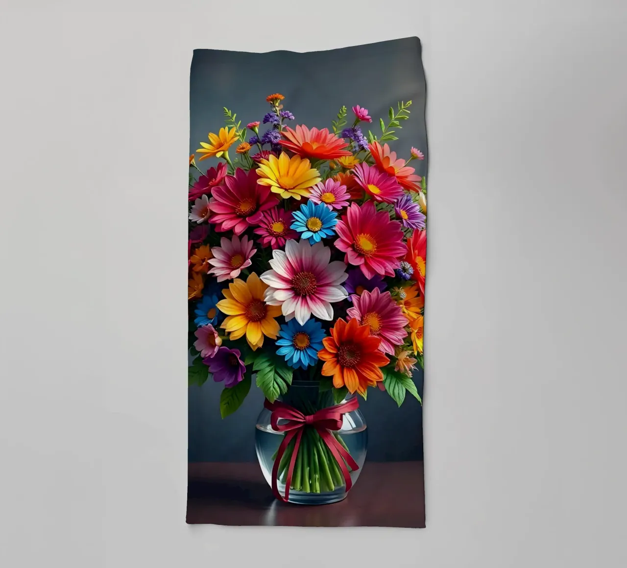 Bouquet_5 asciugamano da bagno da Farb- und Blütenzauber by LK