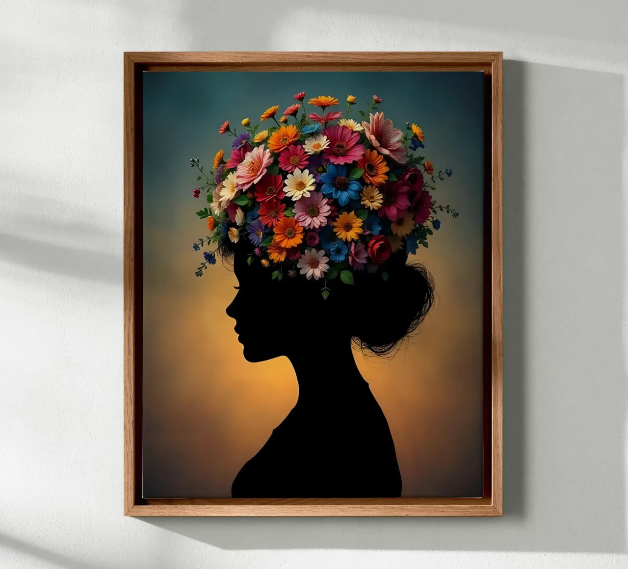 Head_flowers_3 canvas by Farb- und Blütenzauber by LK