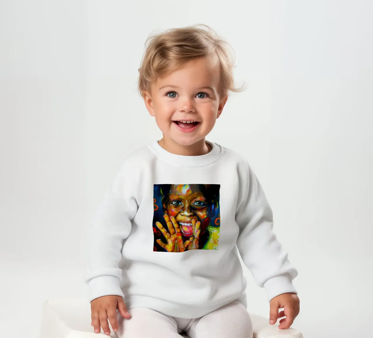 Smile from the Heart felpa neonato da Happy 😃 Art 🎨 by Christine Schnoell