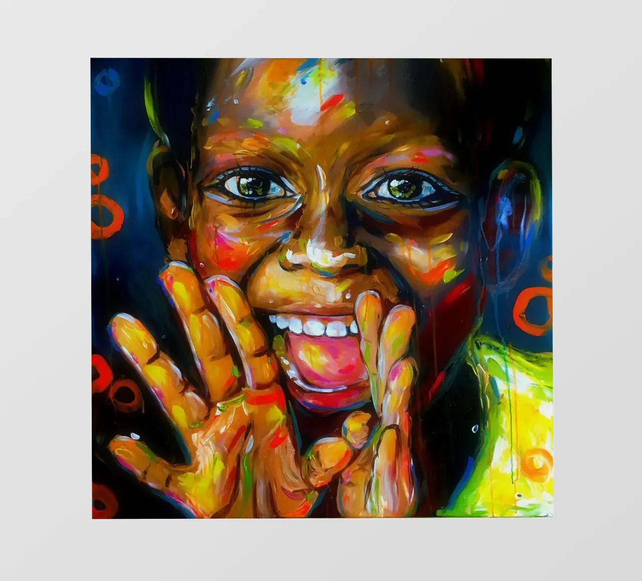 Sorriso dal cuore pellicola backlit da Happy 😃 Art 🎨 by Christine Schnoell