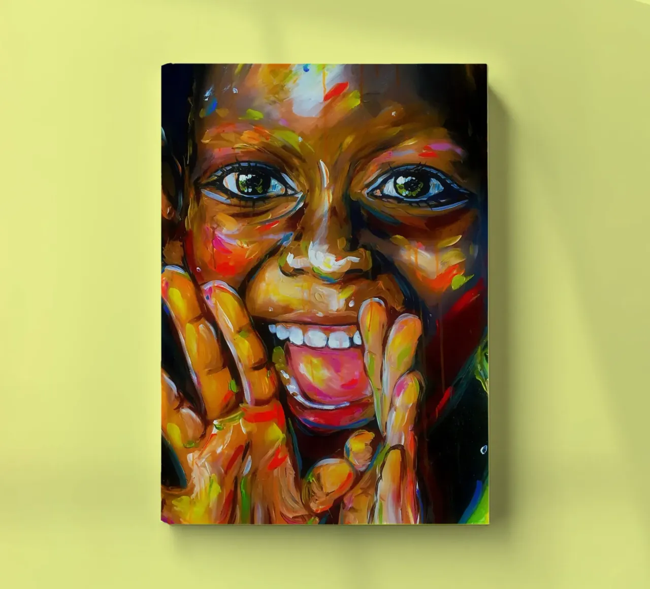 Smile from the Heart notebook by Happy 😃 Art 🎨 by Christine Schnoell