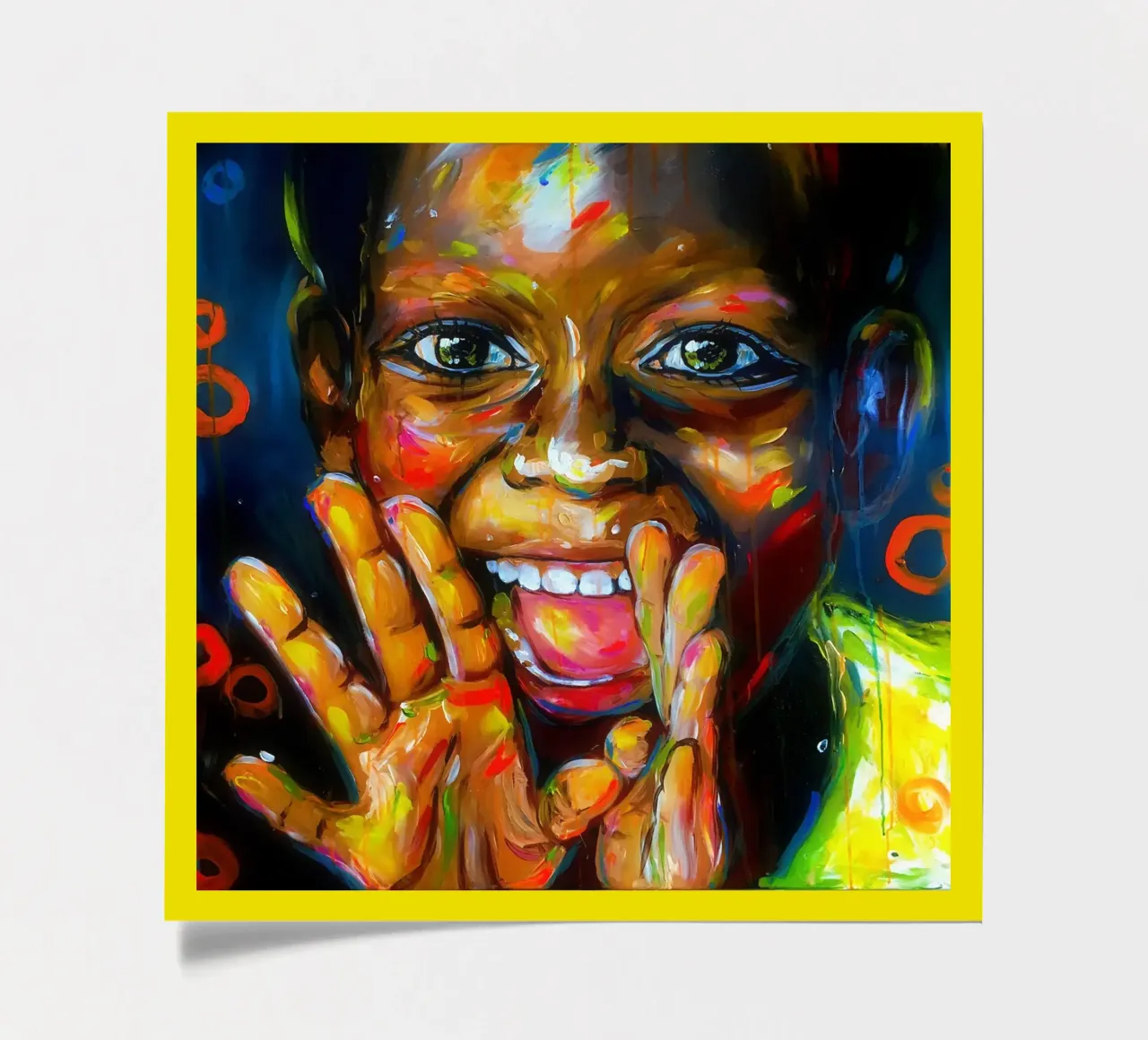 Smile from the Heart foglio adesivo da Happy 😃 Art 🎨 by Christine Schnoell