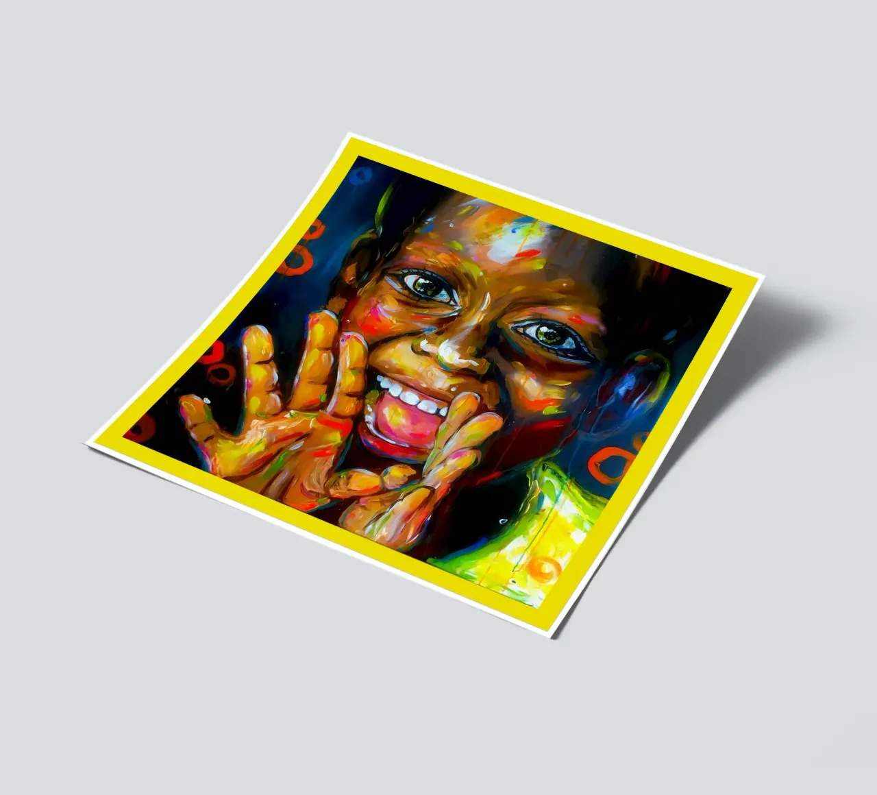 Smile from the Heart foglio adesivo da Happy 😃 Art 🎨 by Christine Schnoell