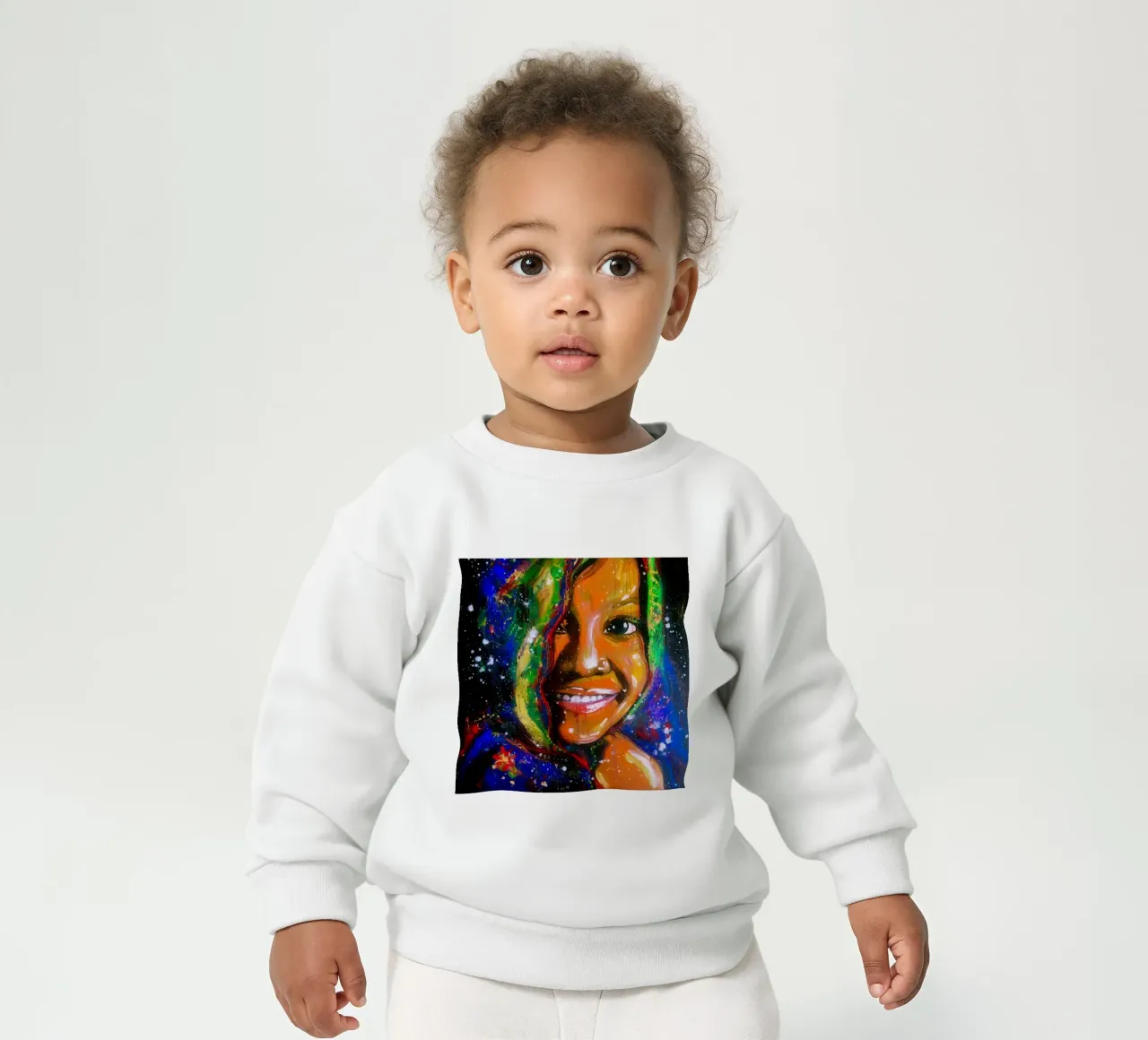 Sorriso dall'interno felpa neonato da Happy 😃 Art 🎨 by Christine Schnoell