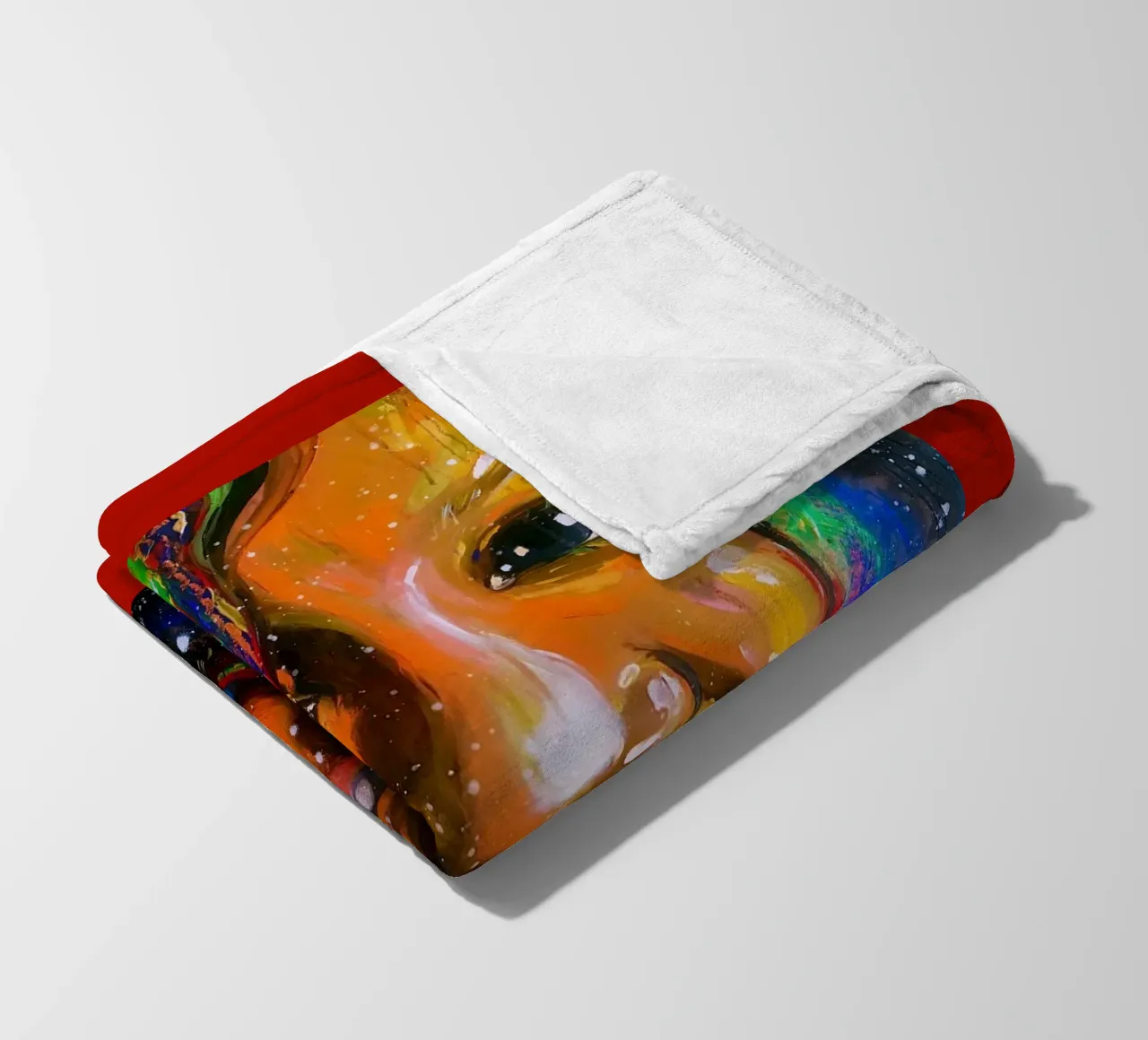 Sorriso dall'interno coperta in pile da Happy 😃 Art 🎨 by Christine Schnoell