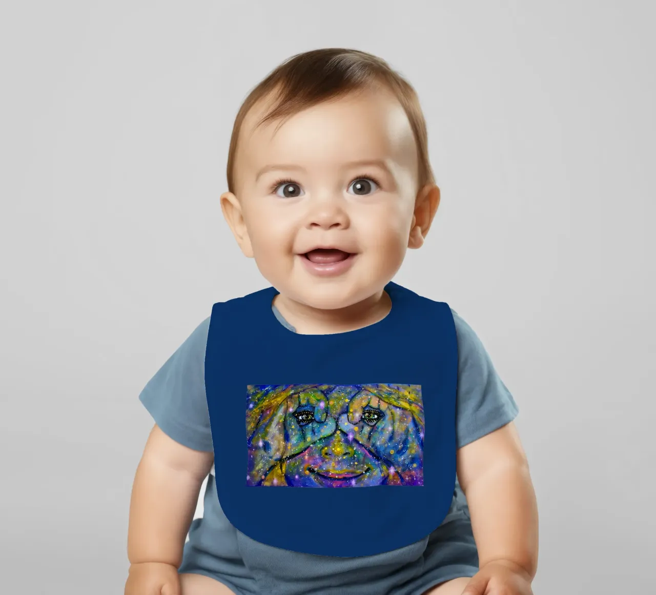 Starchild bavaglino da Happy 😃 Art 🎨 by Christine Schnoell