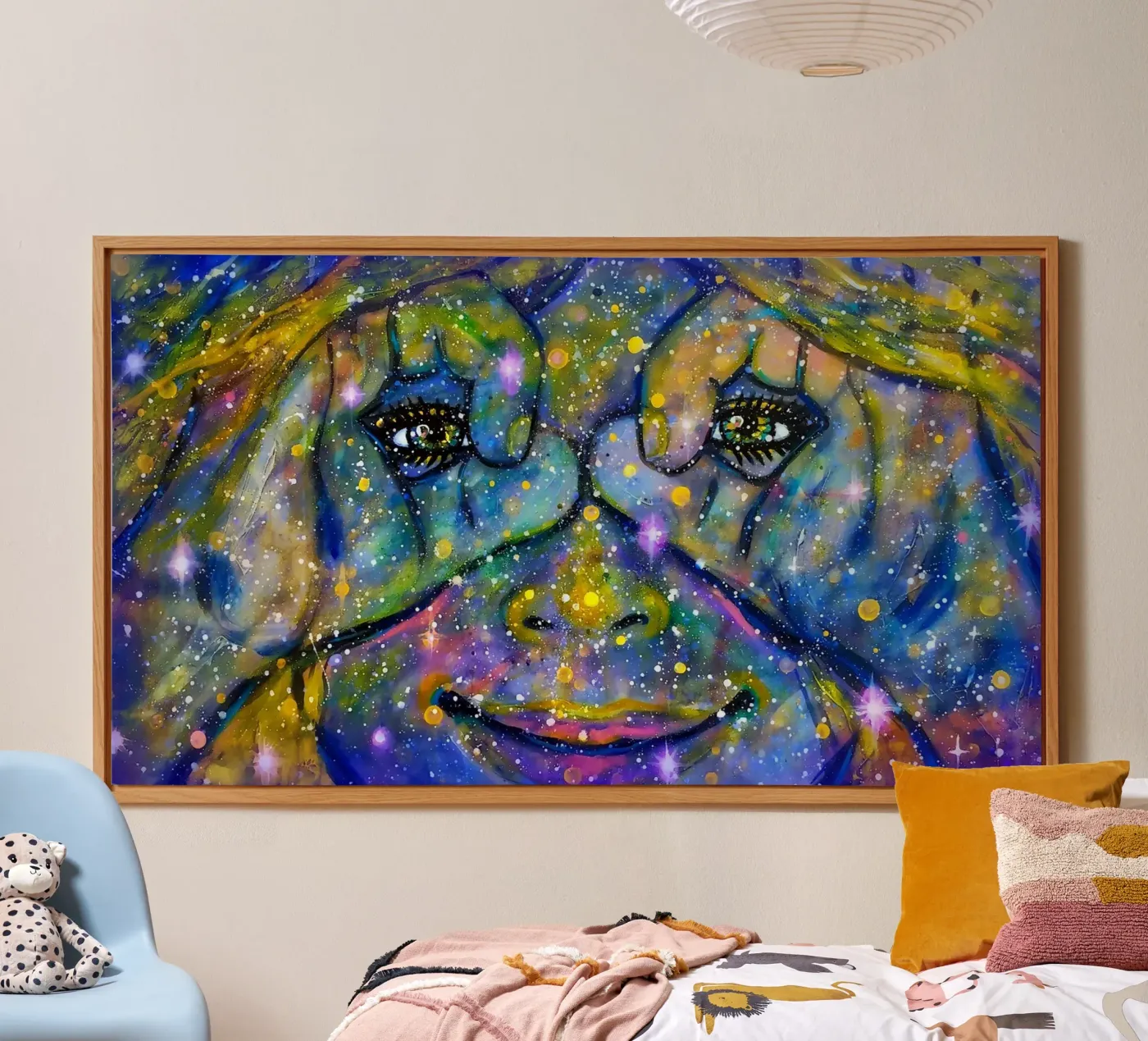 Starchild alluminio dibond da Happy 😃 Art 🎨 by Christine Schnoell