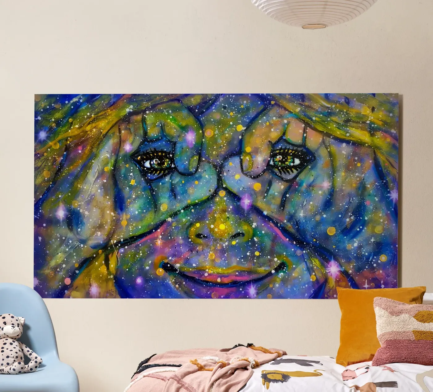 Starchild alluminio dibond da Happy 😃 Art 🎨 by Christine Schnoell