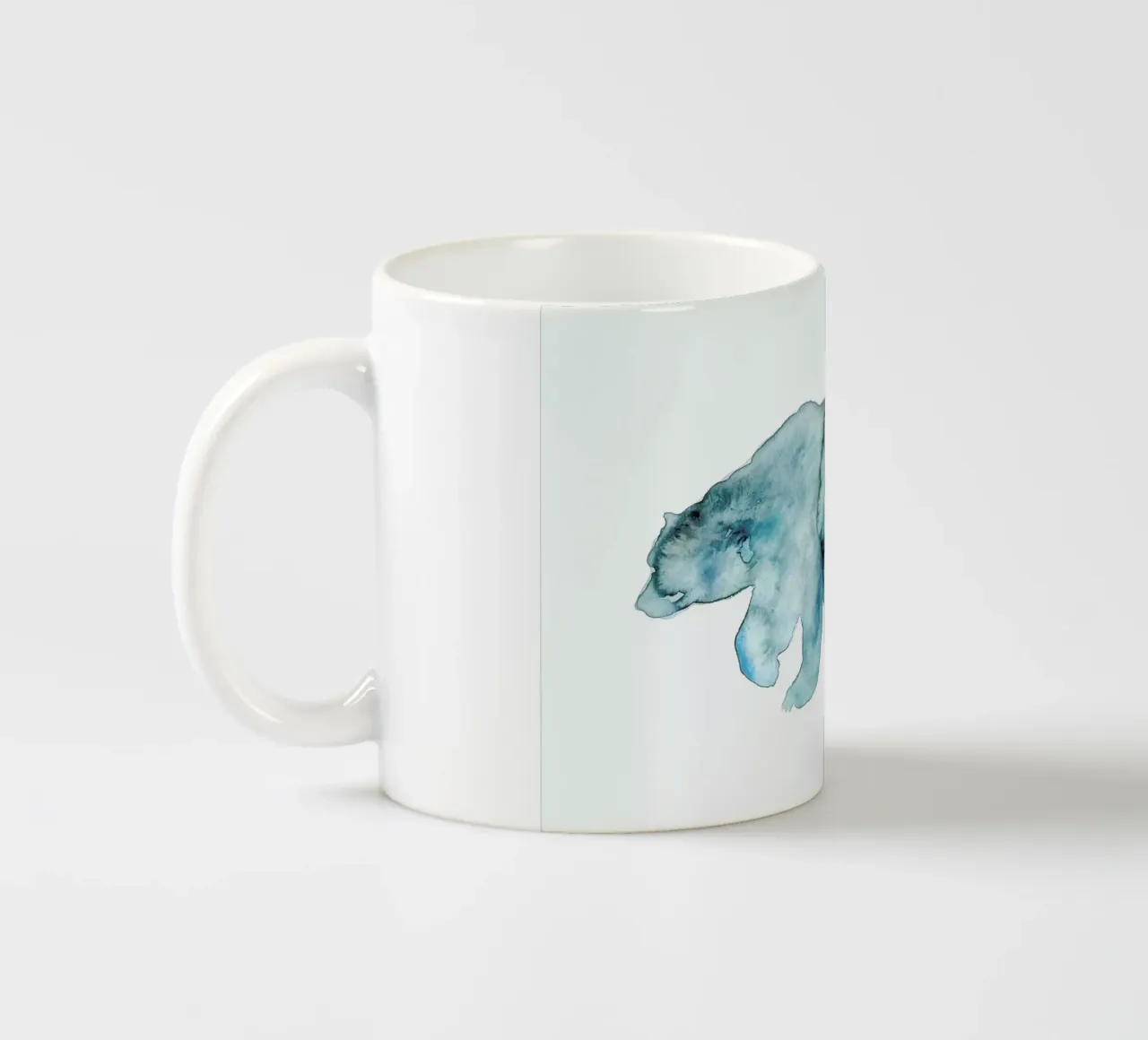 Ezra tazza in ceramica da Larissa van der Laan