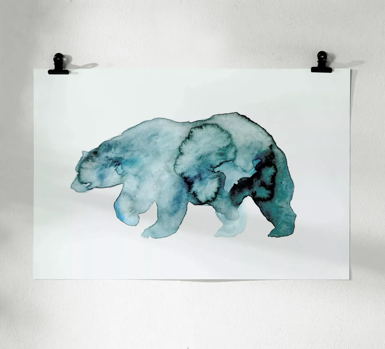 Ezra poster by Larissa van der Laan