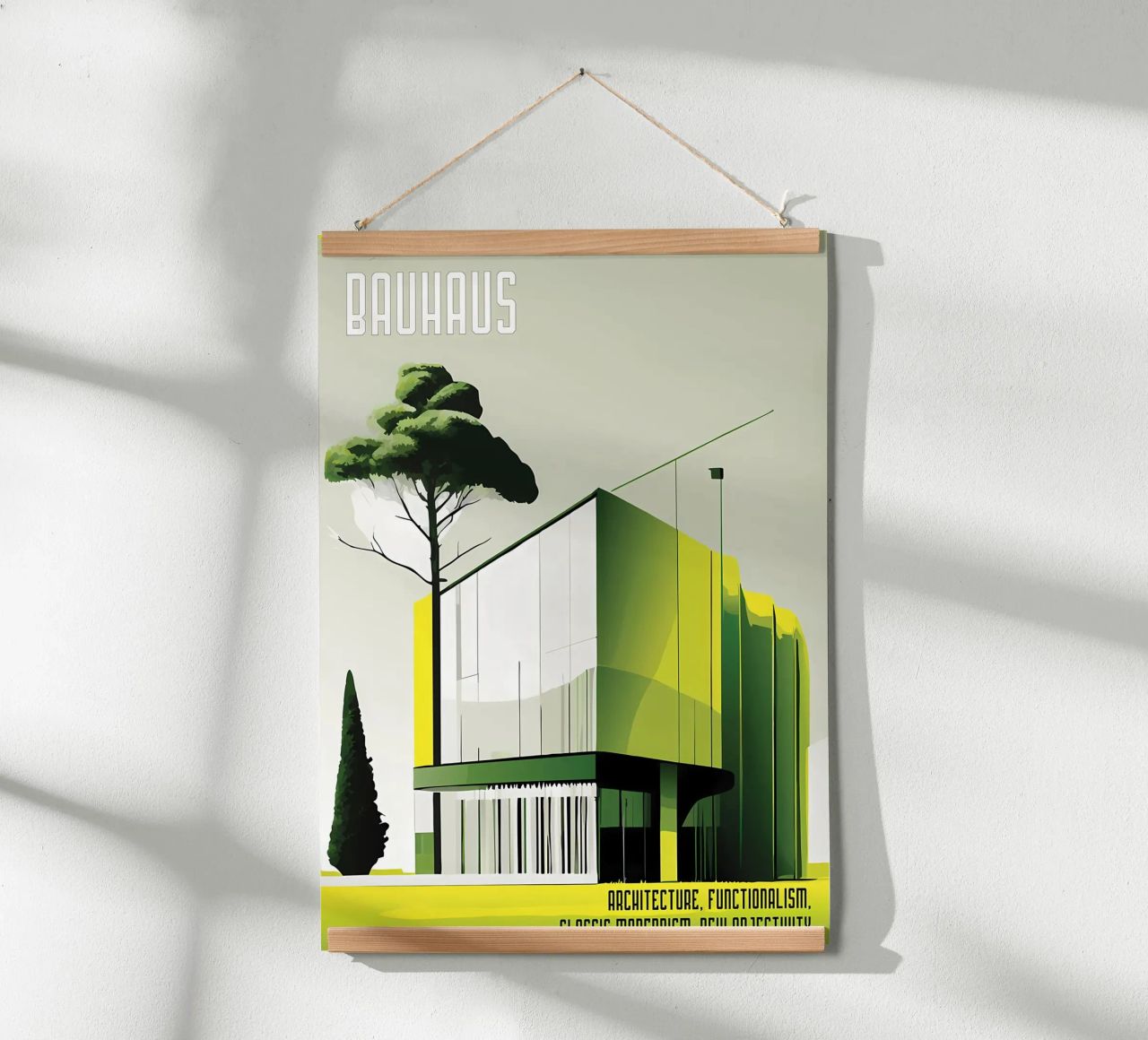 Bauhaus Modernr Poster von Karraker