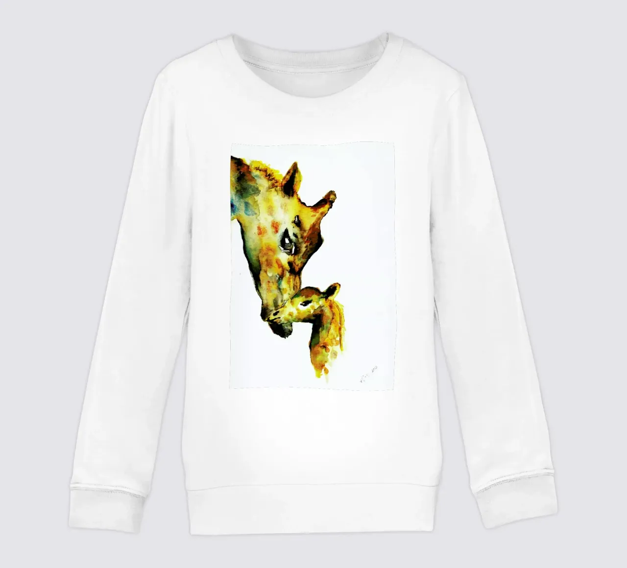 Giraffes felpa bambino da Larissa van der Laan