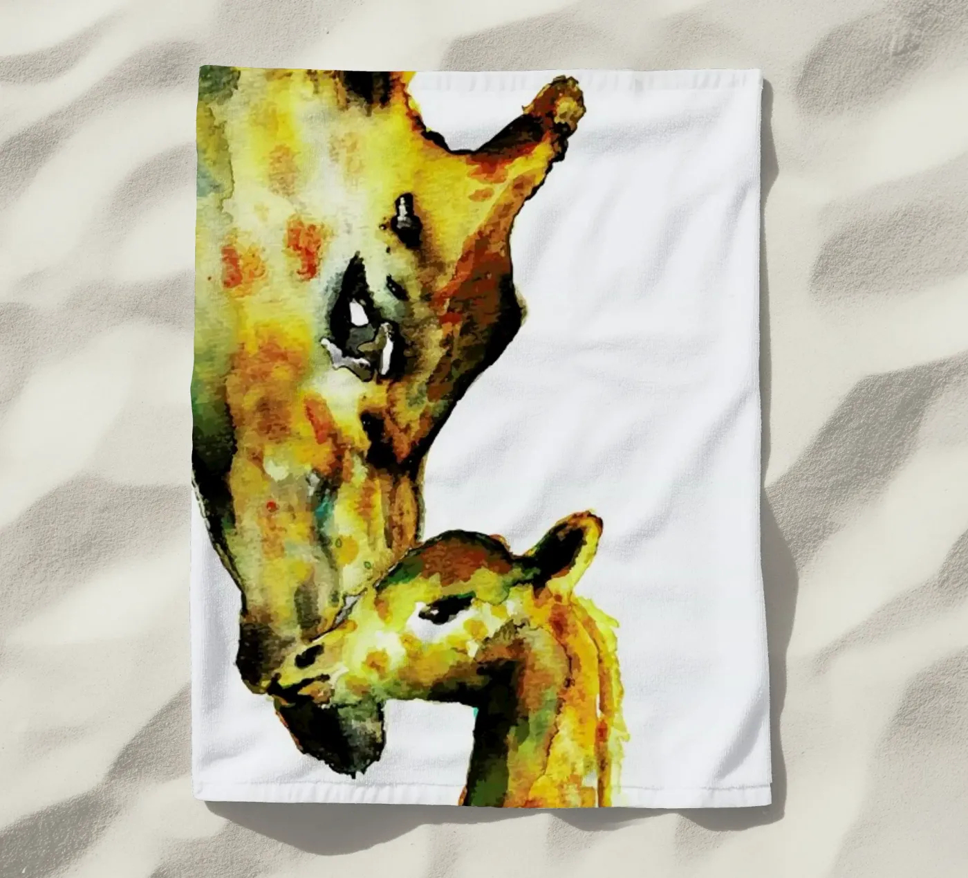 Giraffes telo mare da Larissa van der Laan