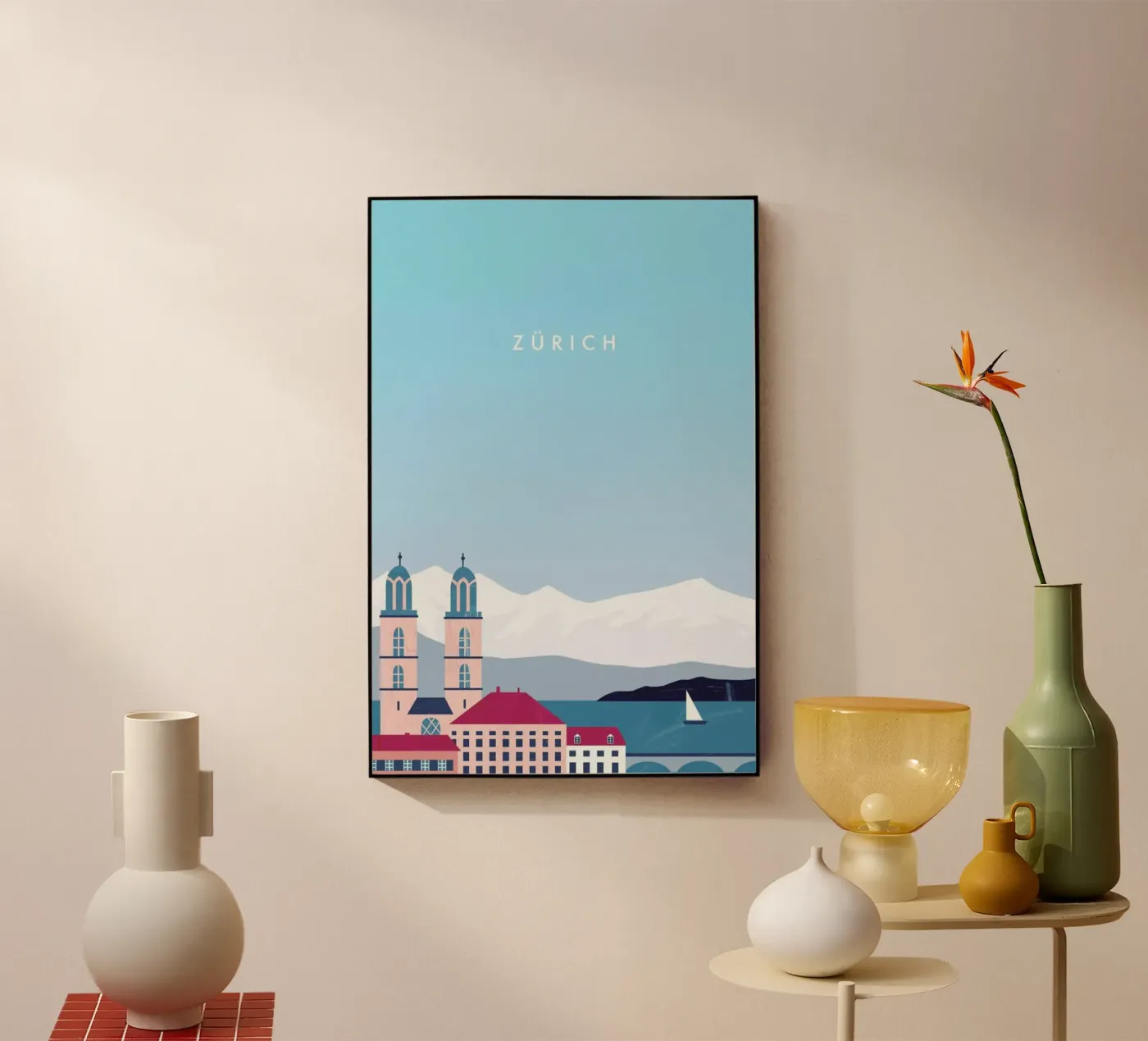 Zürich acrylic glass by Katinka Reinke