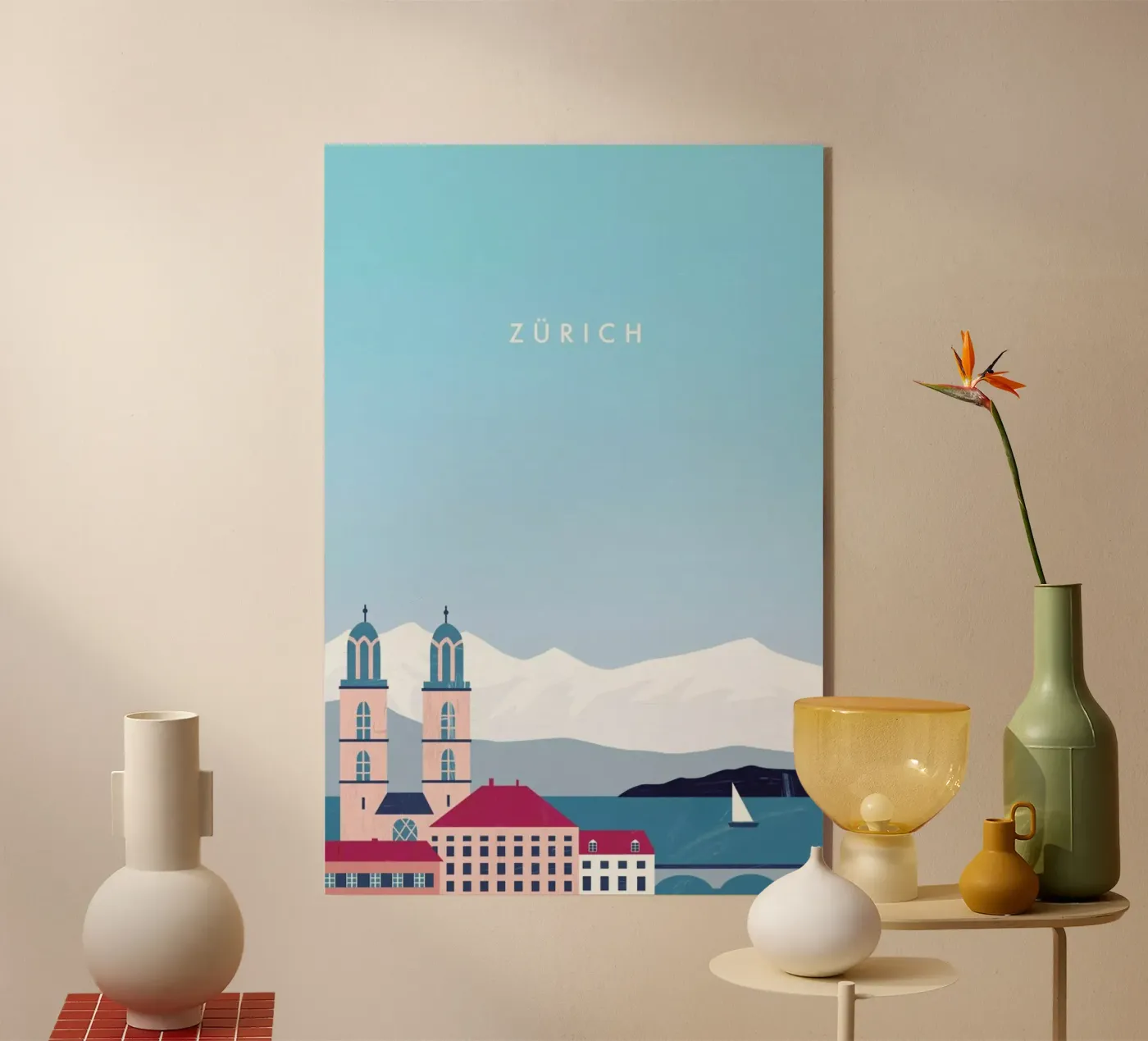 Zürich acrylic glass by Katinka Reinke