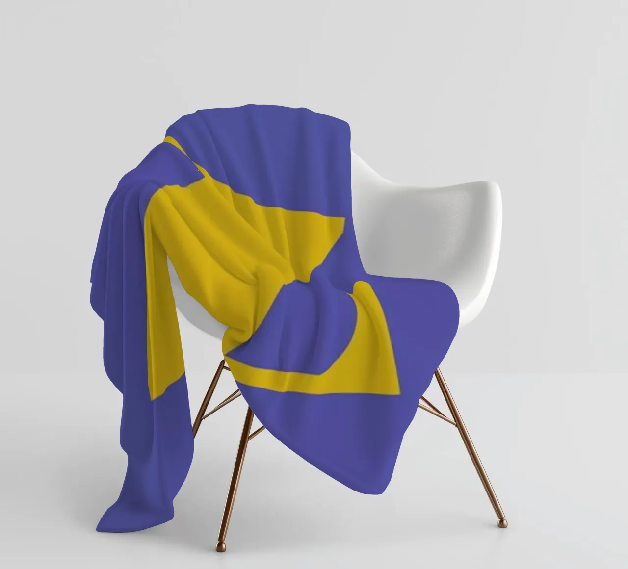 Blue Letter Z coperta in pile da Studio One