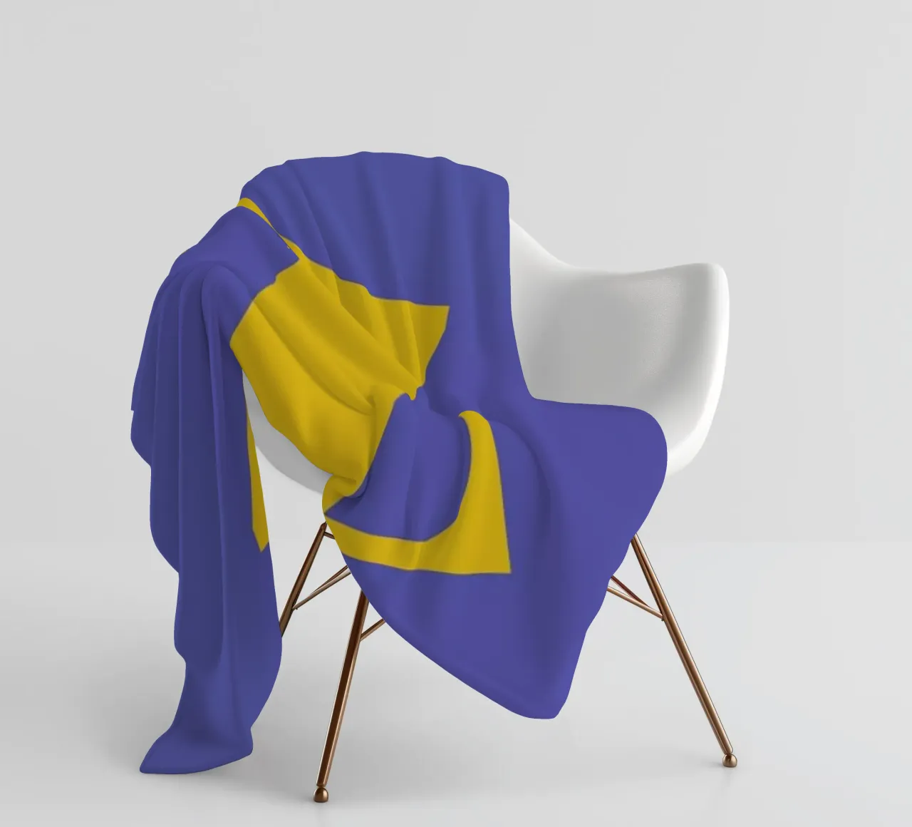 Blue Letter Z coperta in pile da Studio One