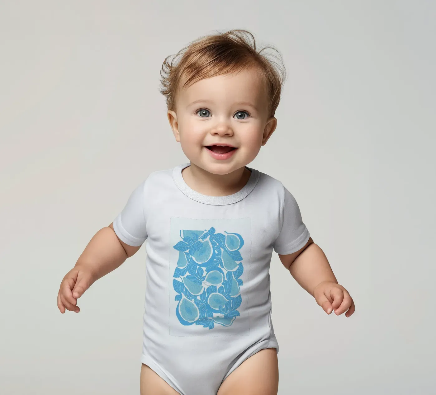 Feigen Kurzarm Babybody von Eva Wünsch