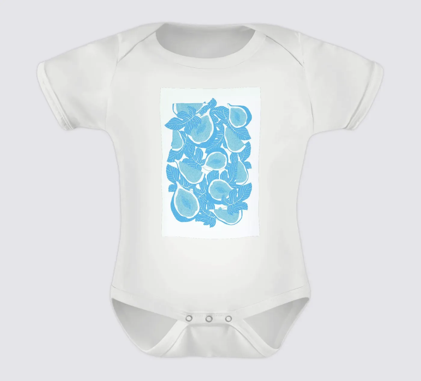 Feigen Kurzarm Babybody von Eva Wünsch