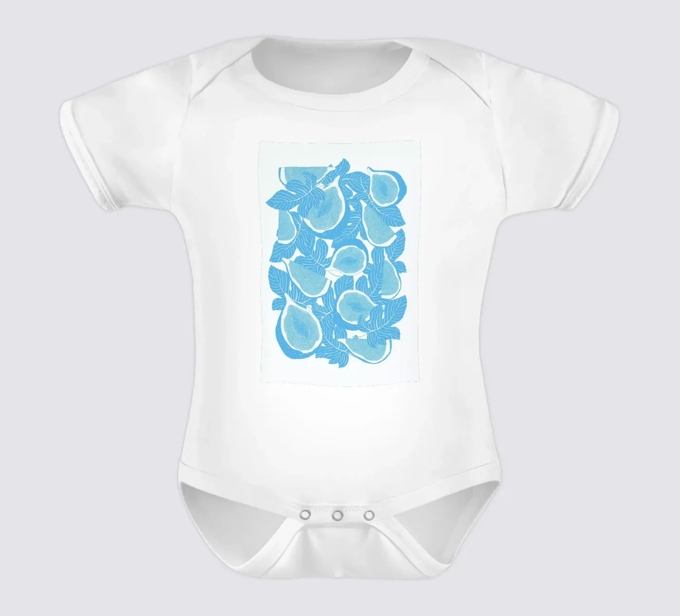 Feigen Kurzarm Babybody von Eva Wünsch