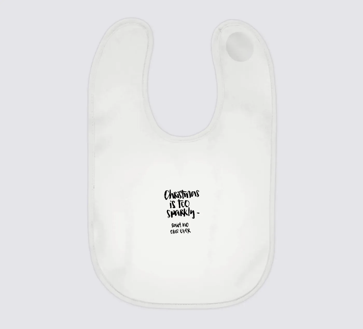 Too Sparkly bavaglino da Brushmeetspaper