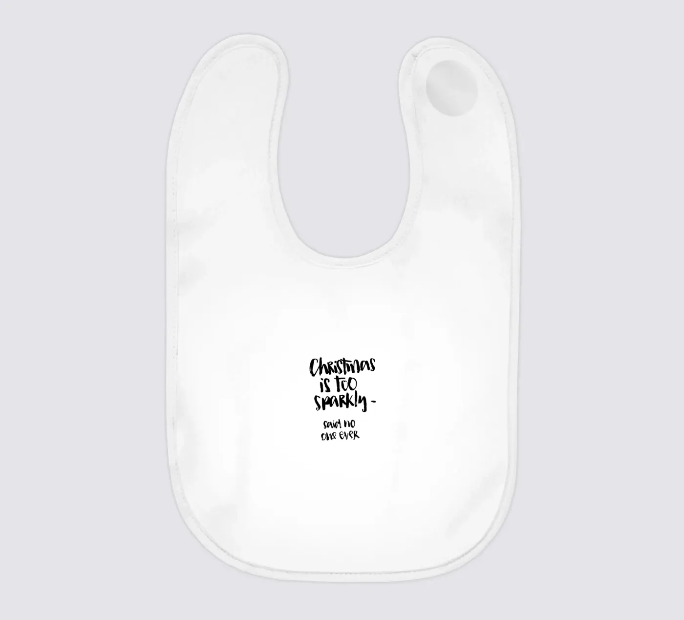 Too Sparkly bavaglino da Brushmeetspaper