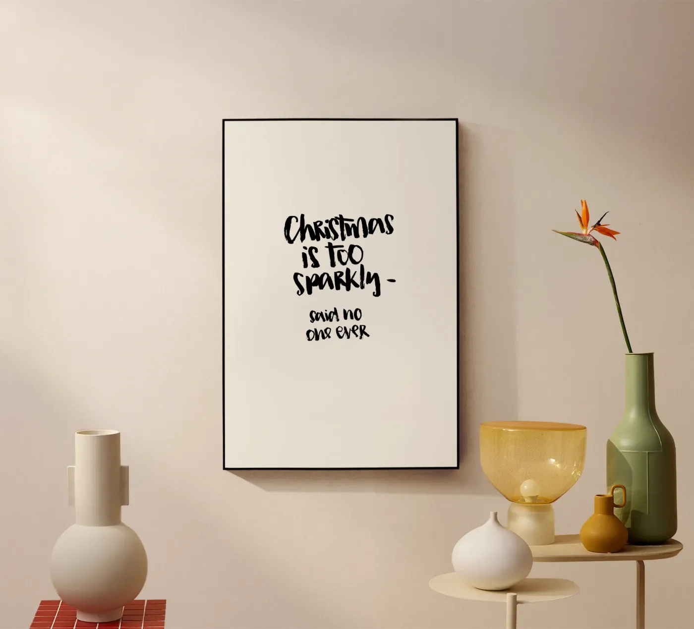 Too Sparkly plexiglas de Brushmeetspaper