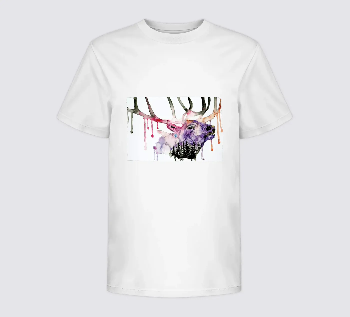 Hirsch t-shirt bambini da Larissa van der Laan