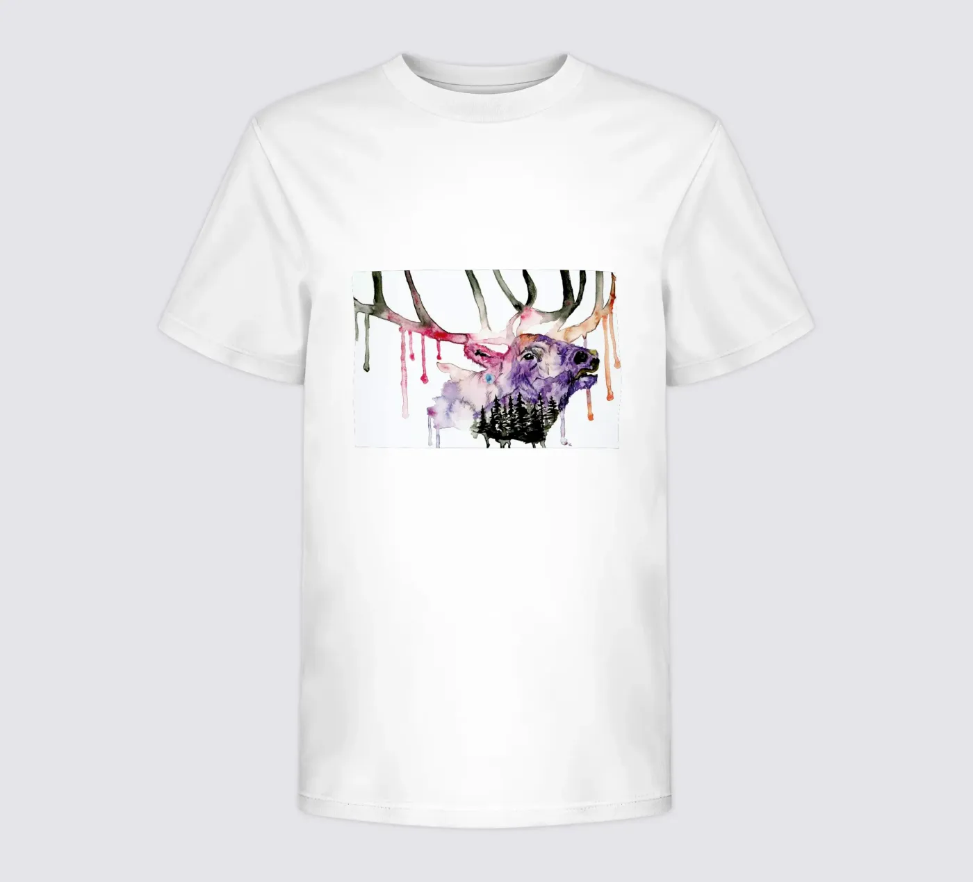 Hirsch t-shirt bambini da Larissa van der Laan