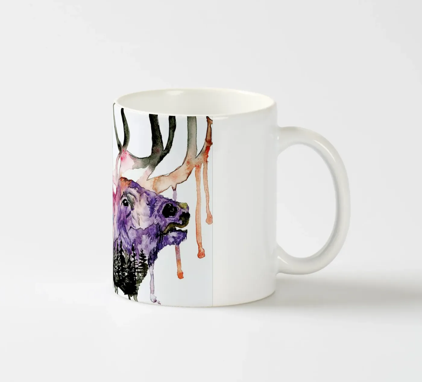 Hirsch ceramic mug by Larissa van der Laan