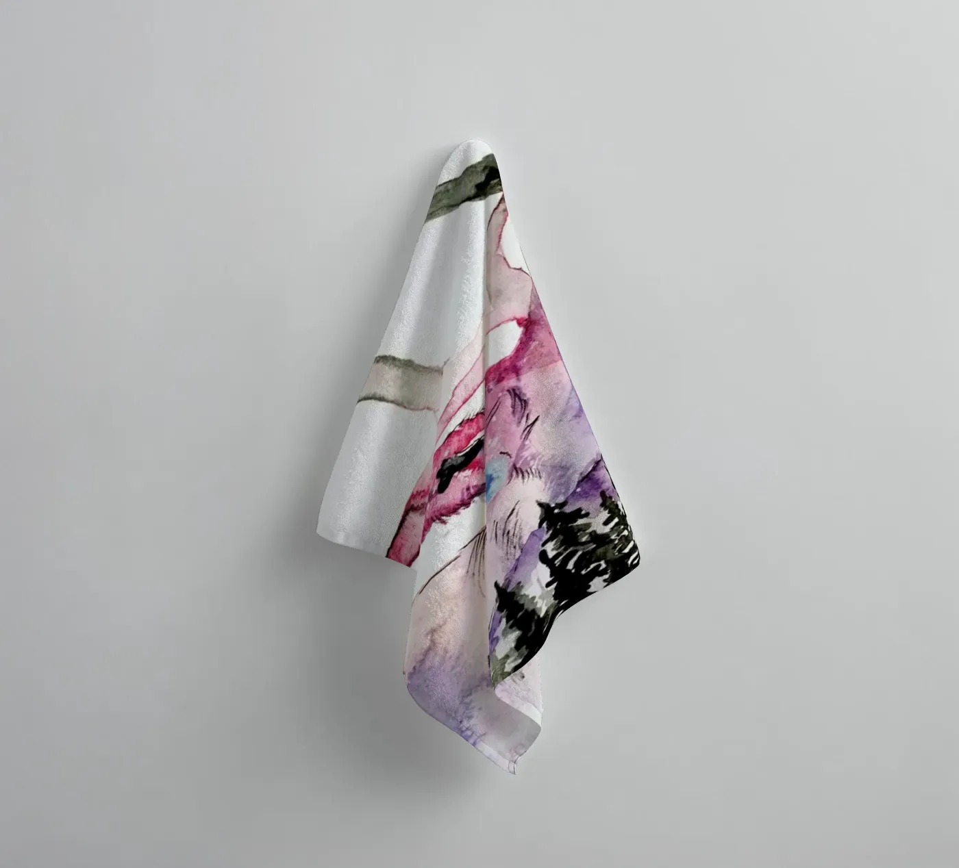 Hirsch towel by Larissa van der Laan