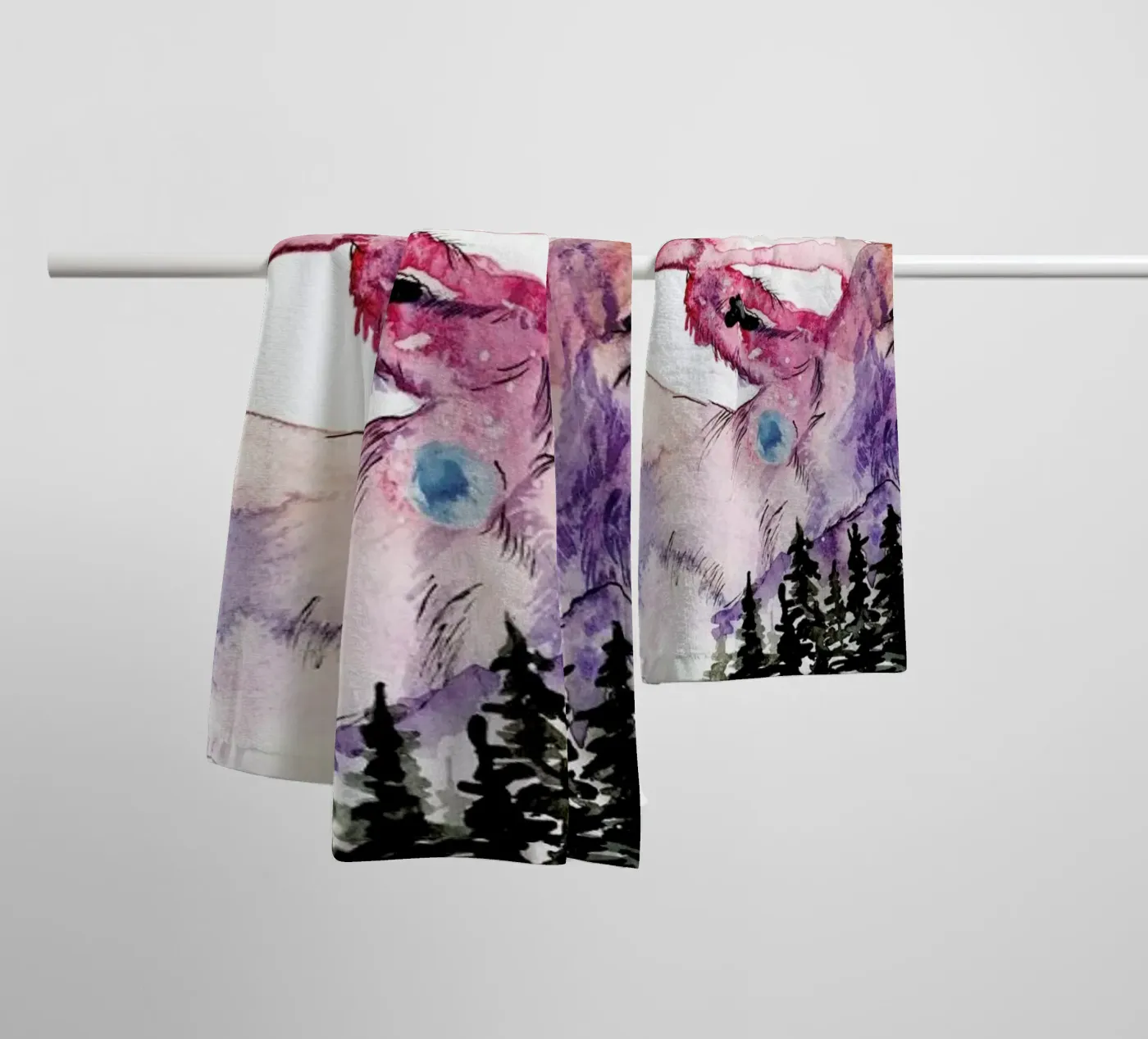 Hirsch towel by Larissa van der Laan
