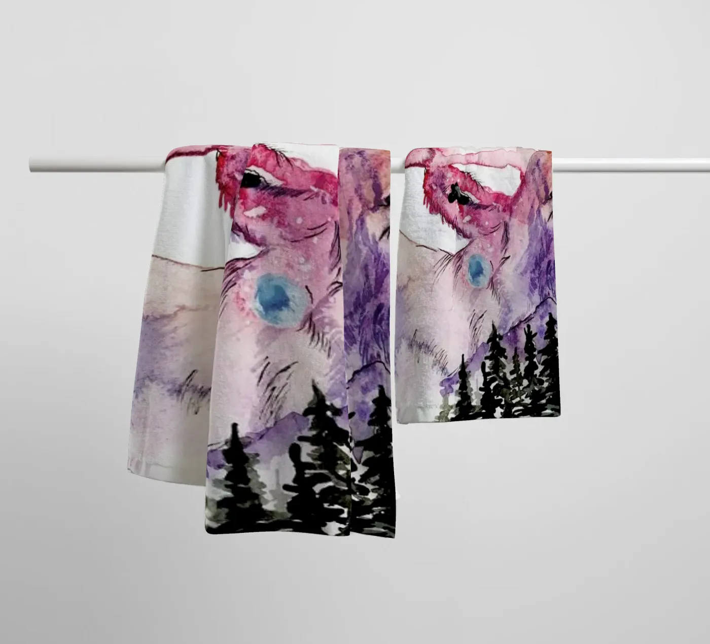 Hirsch badhanddoek van Larissa van der Laan