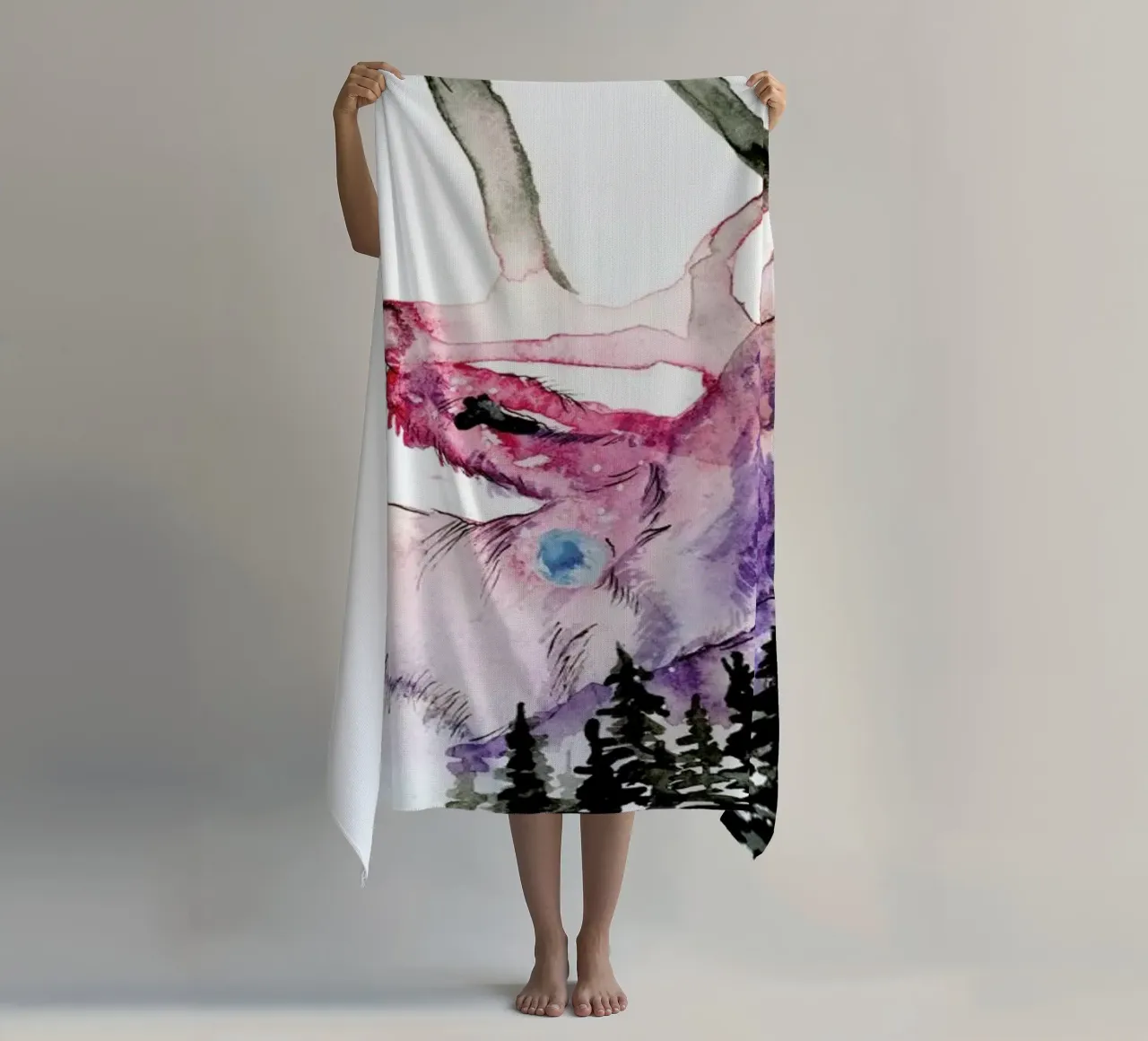 Hirsch telo mare da Larissa van der Laan