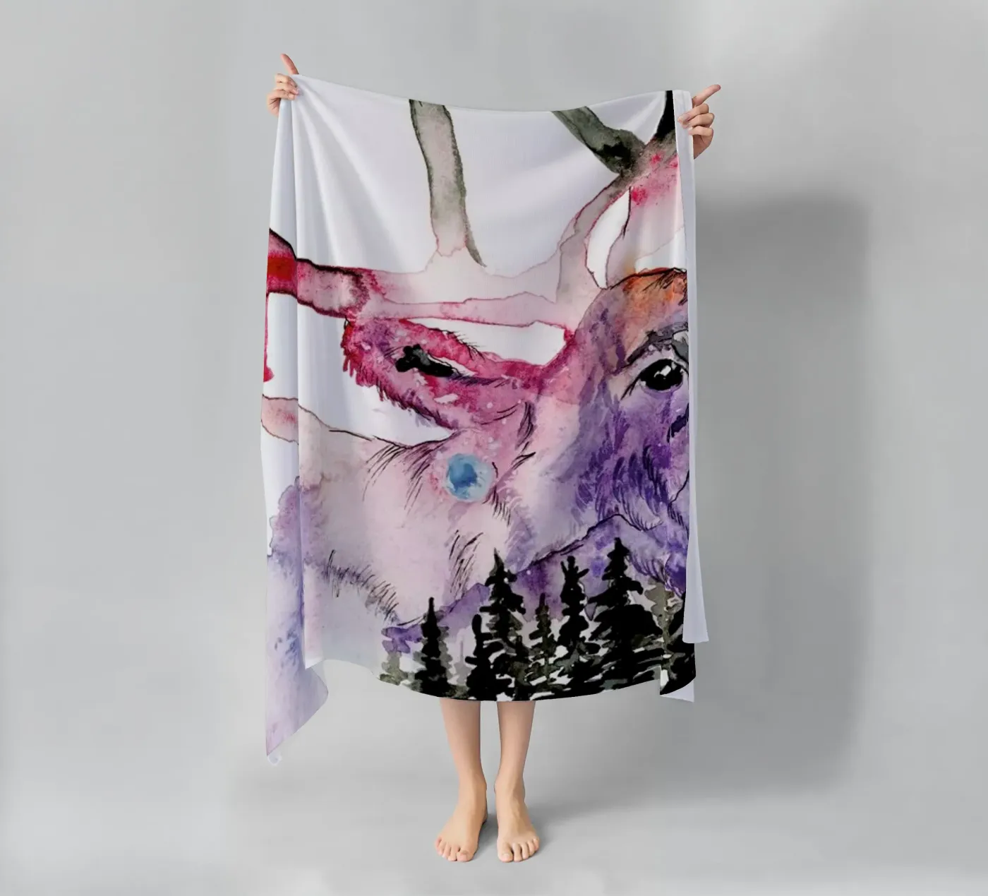 Hirsch telo mare da Larissa van der Laan