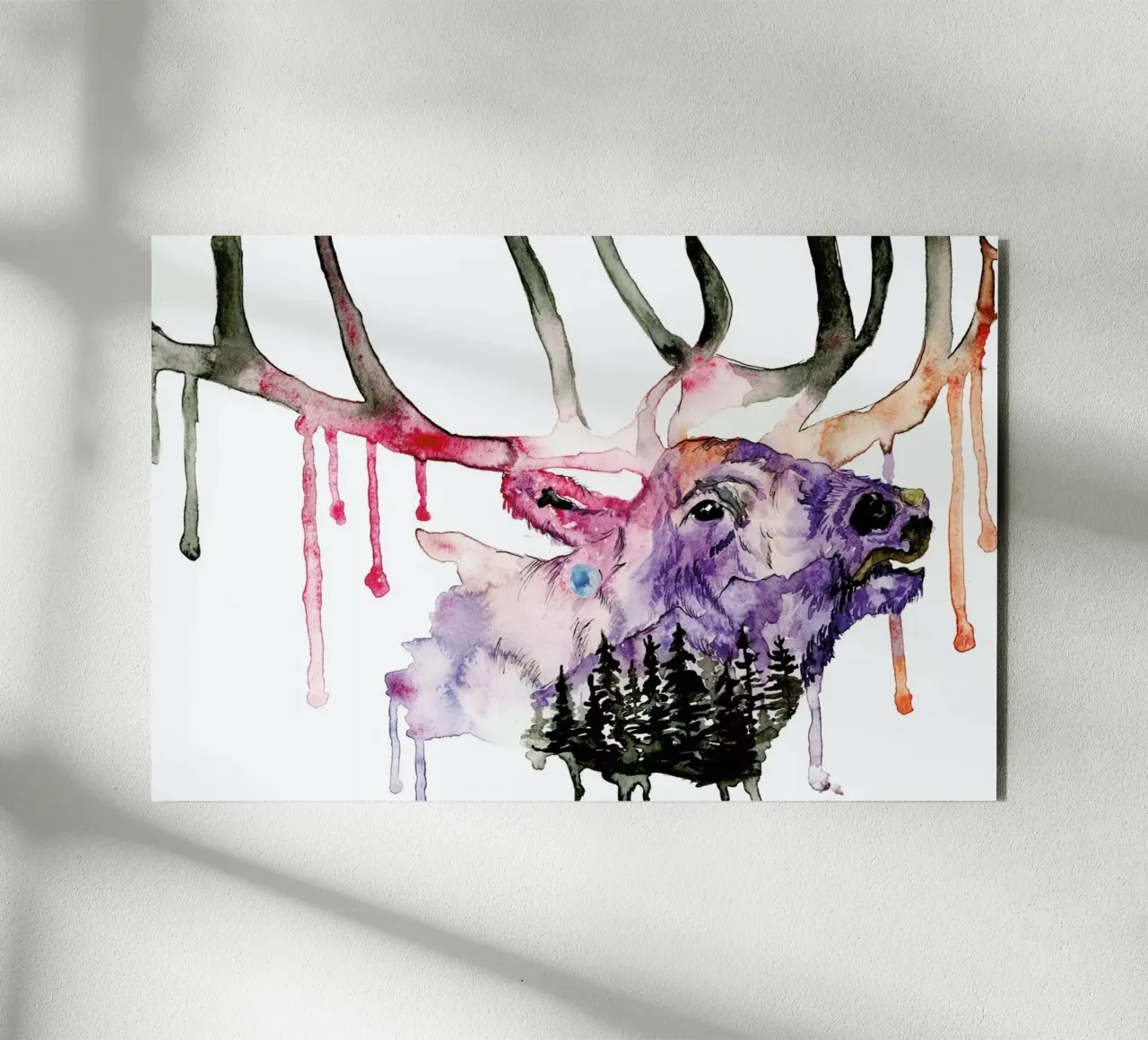 Hirsch alluminio dibond da Larissa van der Laan