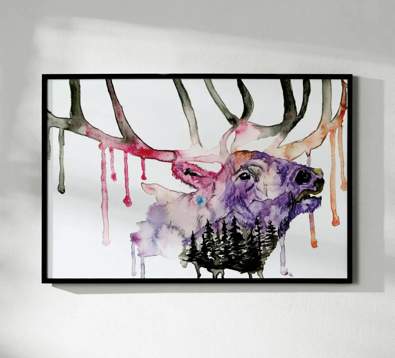 Hirsch poster da Larissa van der Laan