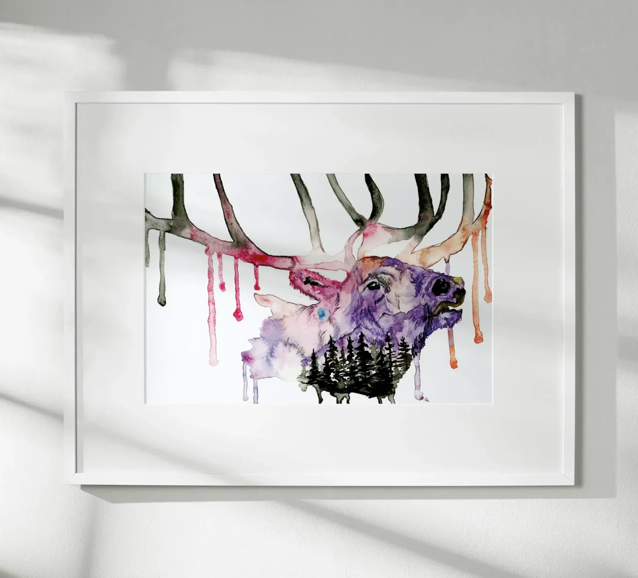 Hirsch poster da Larissa van der Laan