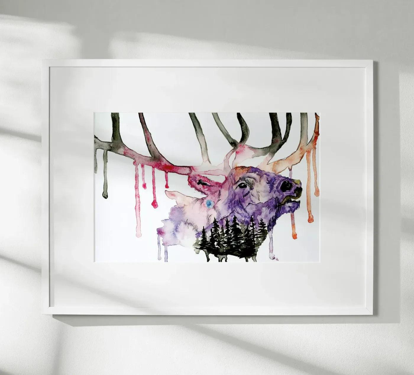 Hirsch poster da Larissa van der Laan