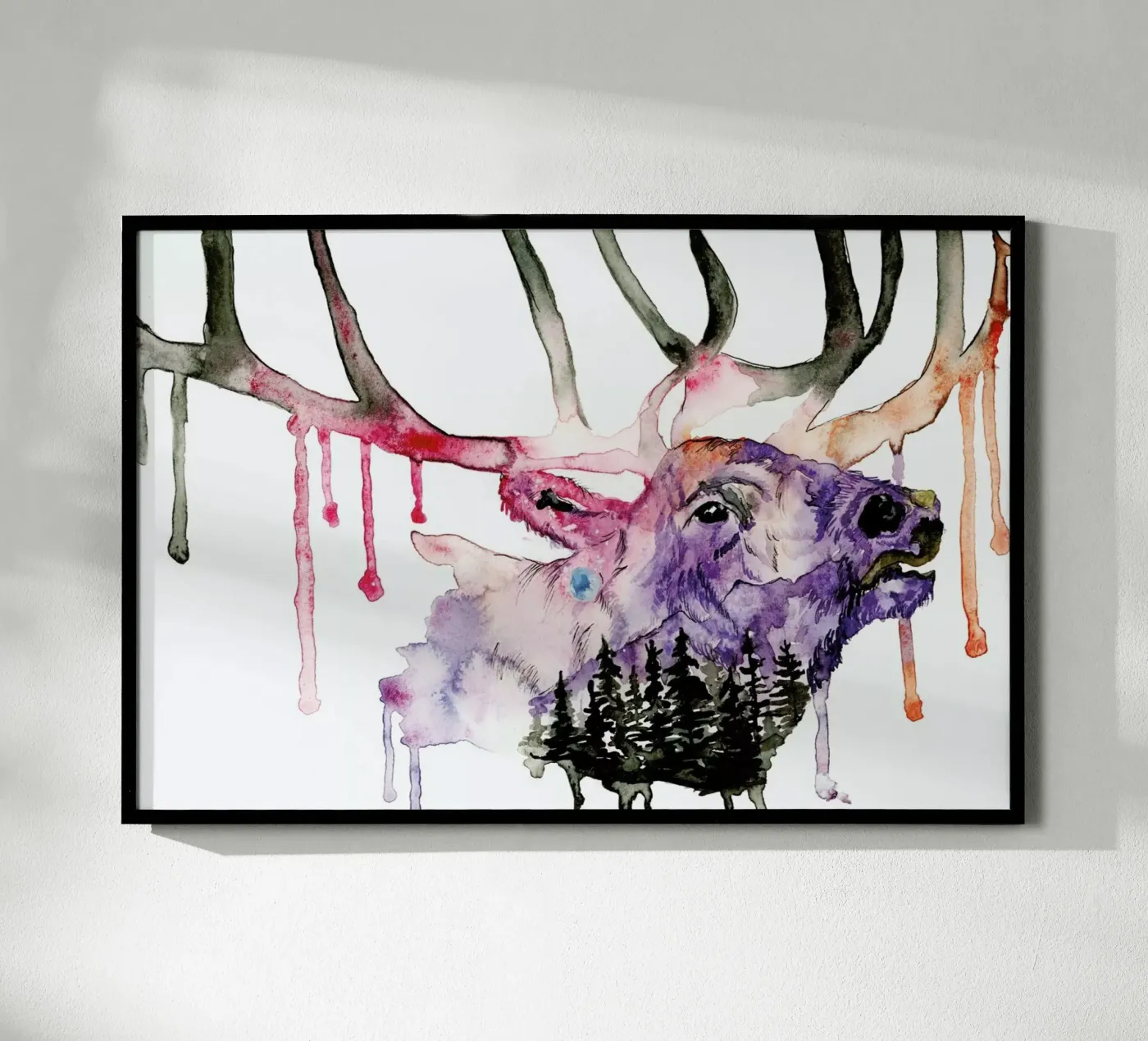 Hirsch poster da Larissa van der Laan