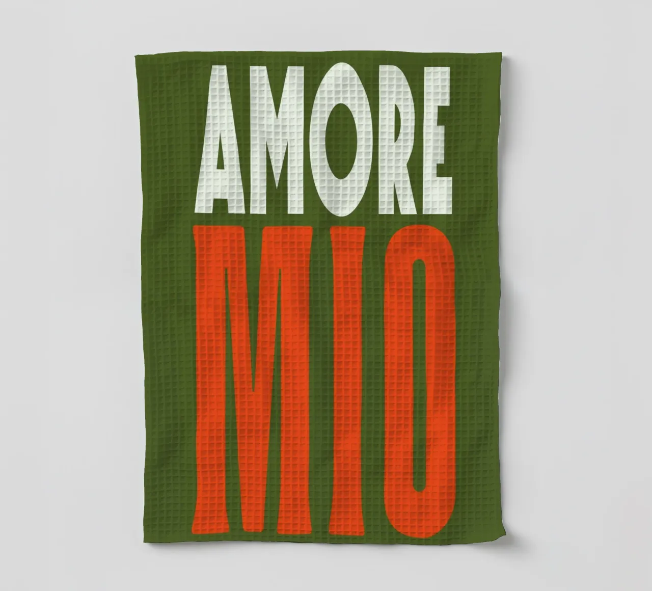 Amore Mio, arancia Sommer pop canovaccio da cucina da Carinaprint