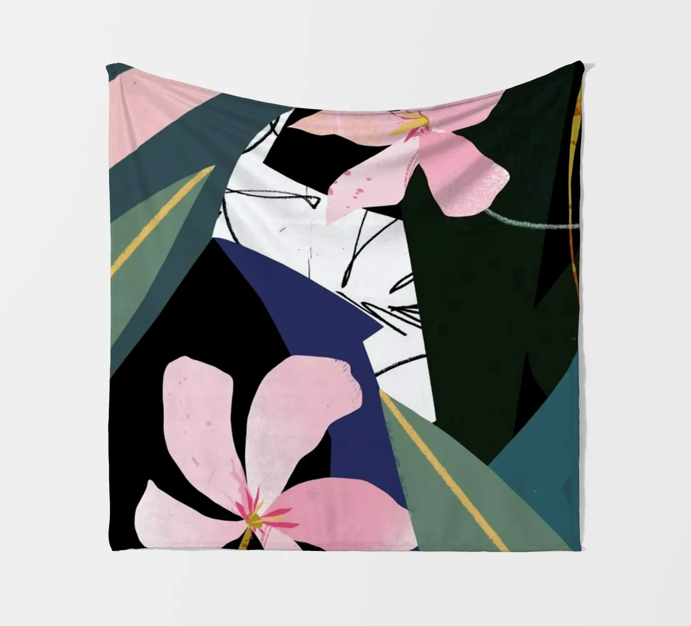Oleander Fleecedecke von Tom Abbiss Smith