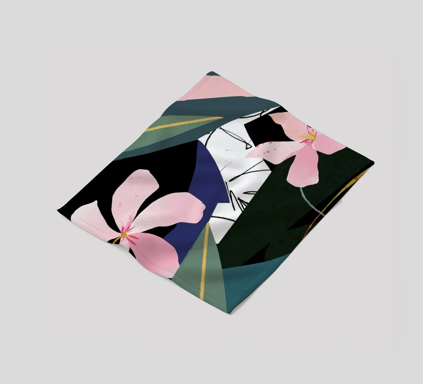 Oleander fleece blanket by Tom Abbiss Smith