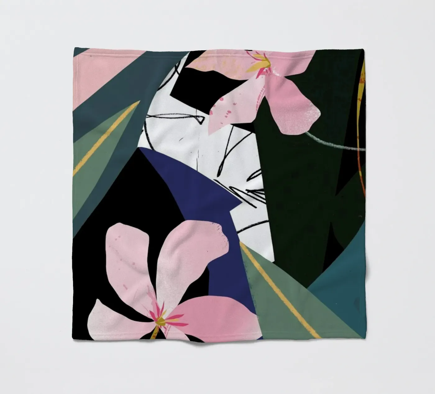 Oleander Fleecedecke von Tom Abbiss Smith