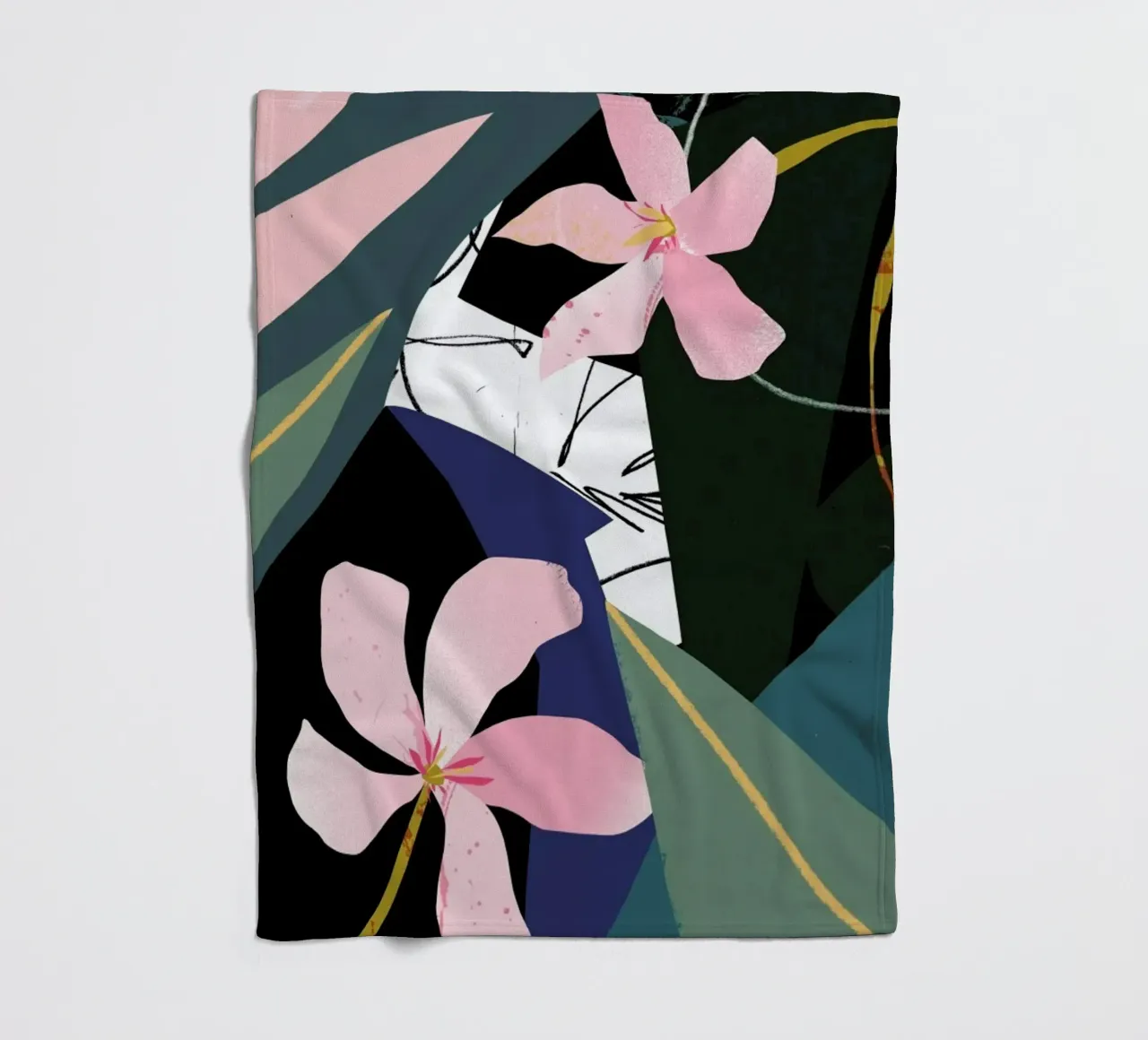 Oleander Fleecedecke von Tom Abbiss Smith