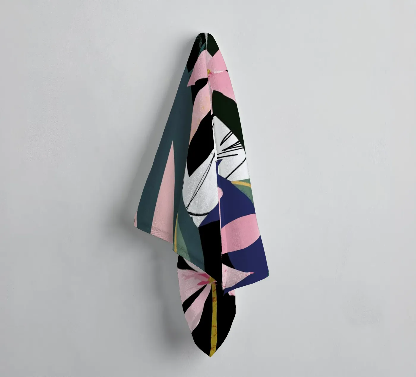 Oleander badhanddoek van Tom Abbiss Smith