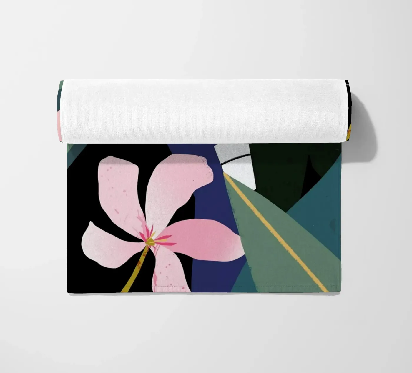 Oleander strandhanddoek van Tom Abbiss Smith