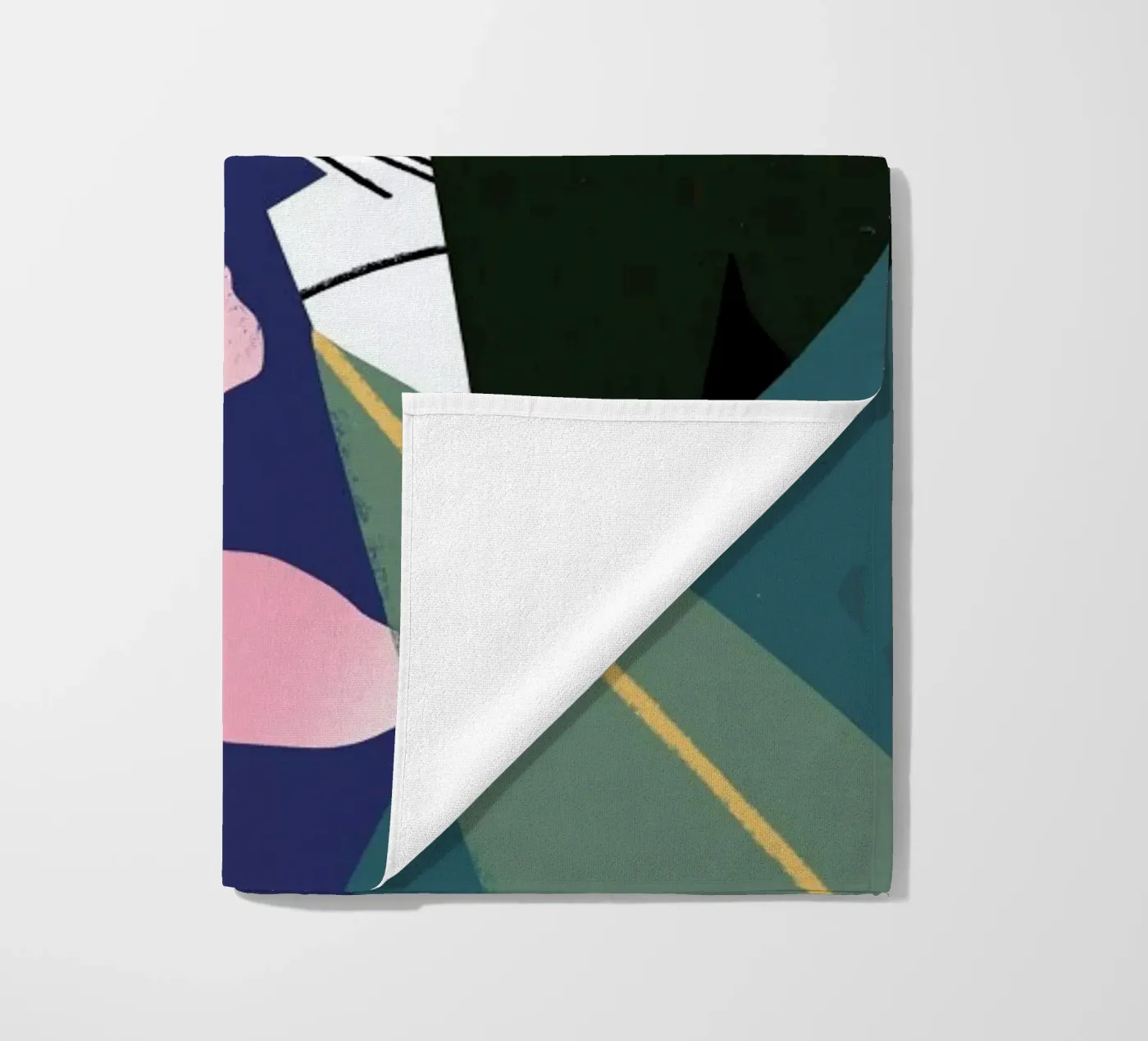 Oleander beach towel by Tom Abbiss Smith
